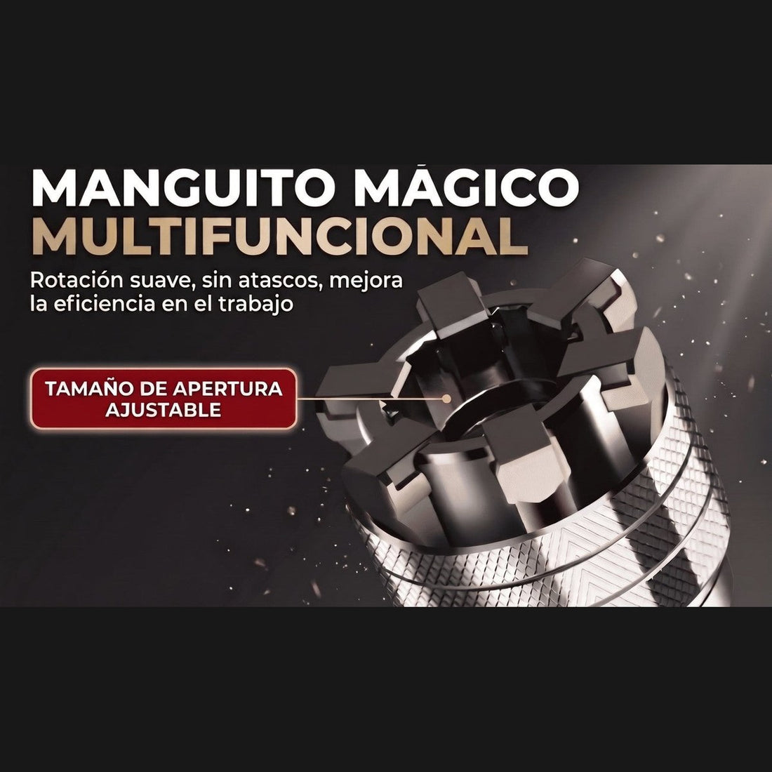 Llave Universal Multifuncional 🔧 Para Tuercas de Distintas Medidas + Ratchet y Adaptador