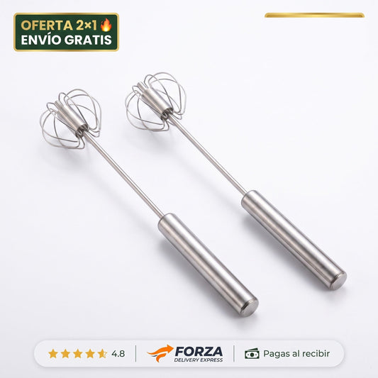 Batidor de Cocina de Acero Inoxidable — Bate Sin Esfuerzo (2x1) 🥚 — 1